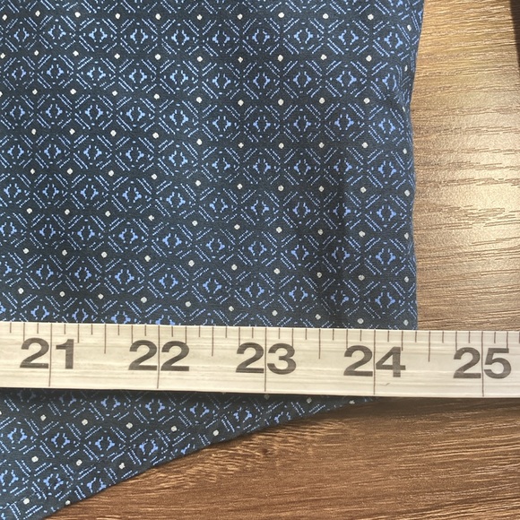 Mens EUC Pan Handle Medium Blue Western Button Down Shirt - Picture 7 of 7